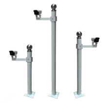 CCTV 브라켓 거치대 폴대 고정 받침대 1m 1.5m 2m, 하얀색