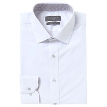 란체티 괴정 2023 SS신상 무지슬림핏 화이트 긴팔셔츠 LVS4514WH