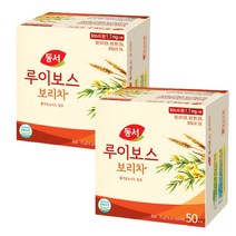 동서 루이보스 보리차 50T X 2개(100T) 일회용 티백 국산차