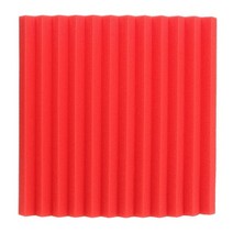 방음 스펀지 스폰지 노래방 스튜디오 부스 블랙레드 폼 흡음 웨지 타일 폼 노이즈 음향, 빨간색