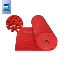 C타입 미끄럼방지매트 맘보매트 웨이브매트 롤고무매트 1.2Mx6M 두께 9mm, 02_적색(9mm)