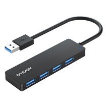 아이맥 허브 USB 도킹 스테이션 BYEASY Hub 4 Port 3.0 Type A Extender Adapter Splitter for iMac Pro PC