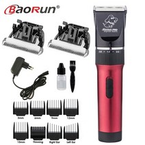 강아지 셀프 미용 클리퍼 바리깡 8pcs 빗 3-15mm 전문 전기 애완 동물 헤어 고양이 헤어 트리머 손질 동물 애완 동물 면도기, 4-2pcs 블레이드 추가