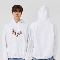 맞춤 개 입양 훈련 맨투맨 후드티