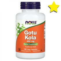 나우푸드 병풀추출물 고투콜라 Gotu Kola 450 mg 100식물성 베지캡슐