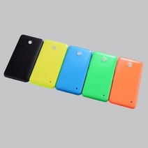 G3240 새로운 하우징 배터리 커버 전원 볼륨 버튼 포함 Nokia Lumia 630 635 후면 도어 케이스, 05 Black