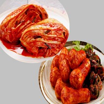 [안동학가산김치] 안동학가산 모든재료 국내산 별미김치세트 (안동포기 5kg x2개+봉화 총, 상세 설명 참조