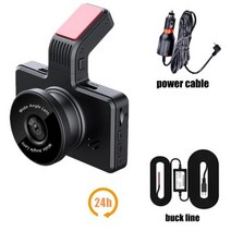 3 인치 HD 자동차 대시 캠 와이파이 24H DVR 비디오 레코더 1440P 대시캠 카메라 듀얼 렌즈 블랙 박스 루프 녹화 앱 실시간보기 블랙박스 대시캠 블랙박스, single len-24h+32G