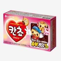 칠성 사무실간식 탕비실간식 롯데 칸쵸 과자세트 간식추천 54G 5개, 6세트