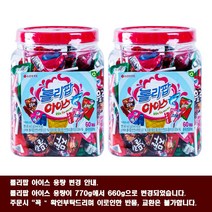 롯데제과 롤리팝 아이스 70개입, 770g, 2개