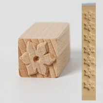 도예체험 취미 손으로 새겨진 된 나무 우표 DIY 점토 도자기 인쇄 블록 도구 물고기 뼈/다람쥐/꽃/사슴 대, 15 15