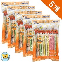 댕댕이 치아건강 먼치스틱 껌 30P 5개 멍멍이껌 맛좋은 애견간식 오래씹는껌