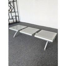 약국의자 공항 관중석 대기실 쇼핑몰 등받이없는, 업그레이드 버전 플랫 2인용 패드 없음