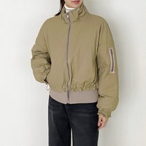 코지 워너비 본딩 하이넥 바람막이 항공점퍼
