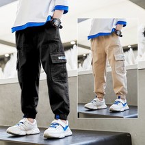 JS5477 남아 키즈 주니어 봄 여름 가을 고퀄 코튼 면혼방 배기핏 긴바지 조거팬츠 청바지 복고 빈티지 워싱 캐주얼 데일리 아동복