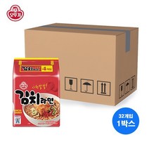 오뚜기 김치라면 4입 멀티팩 x 8P 32봉 257407