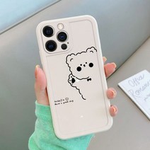 핫템굿템 아이폰13 귀여운 캐릭터 젤리 케이스3color