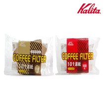 칼리타 커피필터 여과지 1-7인용, 2-4인용, 화이트