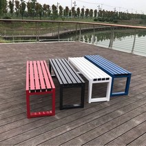 옥외용벤치 도슨트퍼니처 버스정류장의자 흡연실의자 공원 욕실 라운지 경기장, 1.8미터(기본 검정 색상 비고)