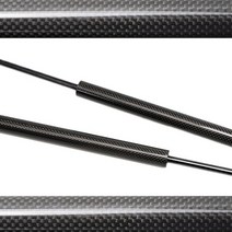 스트럿바 기아 니로 (드) e-니로 ev 2016-2022 용 2x 프론트 후드 보닛, 블랙 carbon fiber