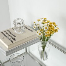 데이지 조화가지 4color - 들꽃 감성 꽃꽃이 부케 인테리어 실크플라워 생화같은, 화이트