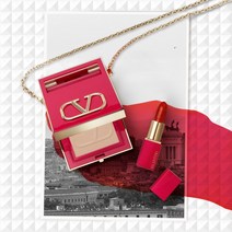 [국내정품][발렌티노 뷰티] 고-클러치 + 로쏘 미니 립스틱 2종세트, 02 라이트 + 213R 센서스 레드