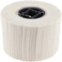 Wool Felt Wire Drawing Wheel Buffer Wheel Buffing Drum Mirror Burnishing Polishing Brush for Rust/Du, 1