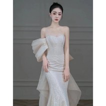 셀프웨딩드레스 스몰 웨딩 2부 결혼식 이브닝 드레스