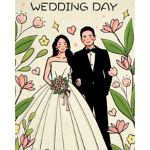 달콤한 결혼 DIY 인물화 색칠하기 사랑 담아 신혼부부 러브웨딩 보면 기분이 좋아지는 피포페인팅 기념일 밸런타인 데이 깜짝선물 신혼집 꾸미기 집콕취미 그림그리기 소품 티레오, 09번사랑유화(액자프레임포함)40*50CM