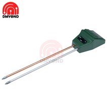 피부측정기 정원 식물 꽃 PH 테스터 토양 수분 광 테스트 센서 미터 3 in 1 DIY 전자 분석기 스퀘어 헤, 01 3 in 1
