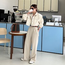 [난닝구]헤누프 레더크롭자켓