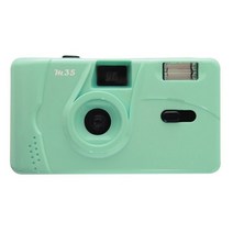다회용필름카메라 kodak 필름 카메라에 적합 35mm 레트로 수동 필름 토이카메라, 초록