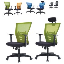 랑데뷰체어OK114-투럭킹-등조절, 중블랙