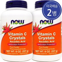 Now Food 나우푸드 비타민 C 크리스탈 파우더 227g 2병