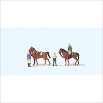 Preiser 79186 디오라마 미니어처 테라리움 승마 말타는 사람 2명과 교관 1명 말 2마리 세트 사람 동물 피규어 모형 1:160 사이즈