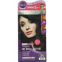 닥터포헤어 5분 클리닉 칼라크림 2개, 3N흑갈색