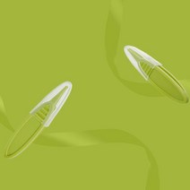 바우마켓 유아용 코 집게 그린, 2개, 1개입