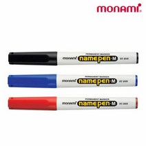모나미 네임펜M (굵은글씨용 낱개) 색상선택 유성싸인펜 컬러네, 종류:검정