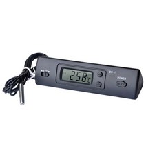 자동차 온 습도계 LCD 자동차 온도계 시계 C/F 센서 컨트롤러 실내 조절기 탐침 포함, 01 DS-1