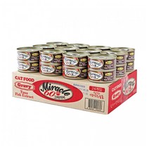 미라클60 그레이비 참치+생선추출액 고양이캔 60gx24개 고양이 미라클캔 간식 습식