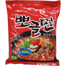 PC방 라면의 대명사 뽀글면 얼큰한 맛 6개입 한강라면 즉석라면