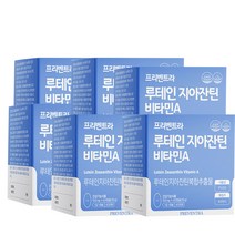 프리벤트라 루테인 지아잔틴 비타민A 식약처인정 일일섭취량 최대함량 24mg 식물성캡슐, 60캡슐X6(6개월분)