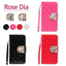 갤럭시 그랜드2 로즈다이어퀄팅(블랙) 핸드폰케이스 휴대폰 SM-G710