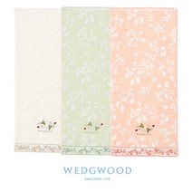 일본 무연사 욕실 수건 웨지우드 페이스 타올 WW1651 (3color), 그린, 그린