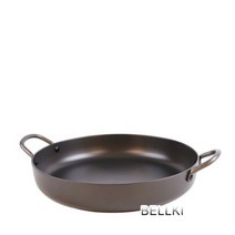 닭갈비팬 6 size * 경질 코팅 양수 볶음팬 전골팬 업소용 원형 철판 구이용, 26cm