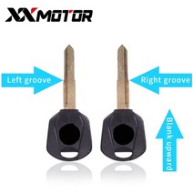 잠금장치 도난방지 오토바이 자전거 바이크 오토바이 포경 키 혼다 400 VTR250 VTE JDE -1 JDE250 Hornet, 06 12PCS Blue Left
