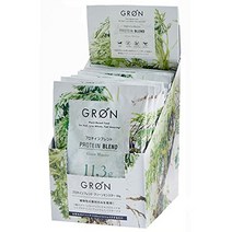 GRON 소이 단백질 슈퍼 푸드 배합 무첨가 비건 대응 글루텐 프리 (그린 몬스터 20g×12봉) GRON ソイプロテイン スーパーフード配合 無添加 ビーガン対応 グルテンフリー (グ