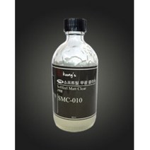 쿵스 도료 SMC-010 2액형 소프트필 무광 클리어 80ml