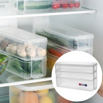 냉장고 대파통 야채칸정리 김밥재료통 정리 식재료, 3단
