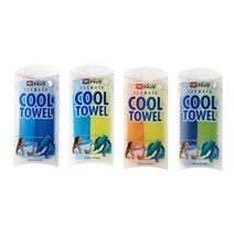냉감 기능성 시원한 타올 아웃도어 수건 아이스목도리 아이스머플러 멀티스카프, 블루-라임